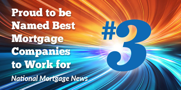 Proud to be named best mortgage companies to work for